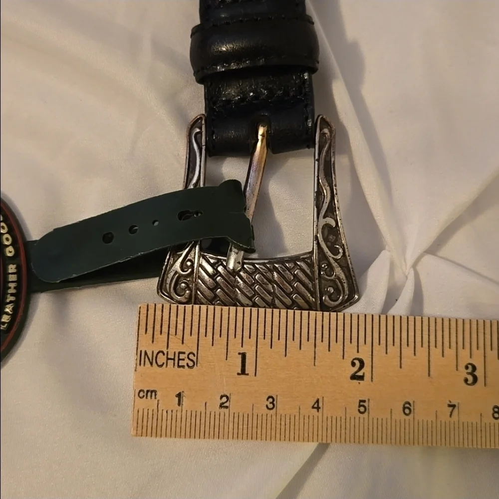 Fossil Leather Belt Vintage 1997